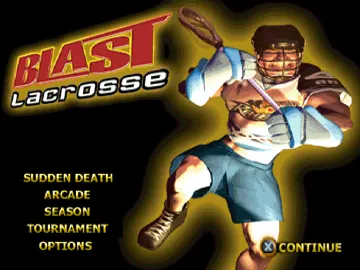 Blast Lacrosse (US) screen shot title